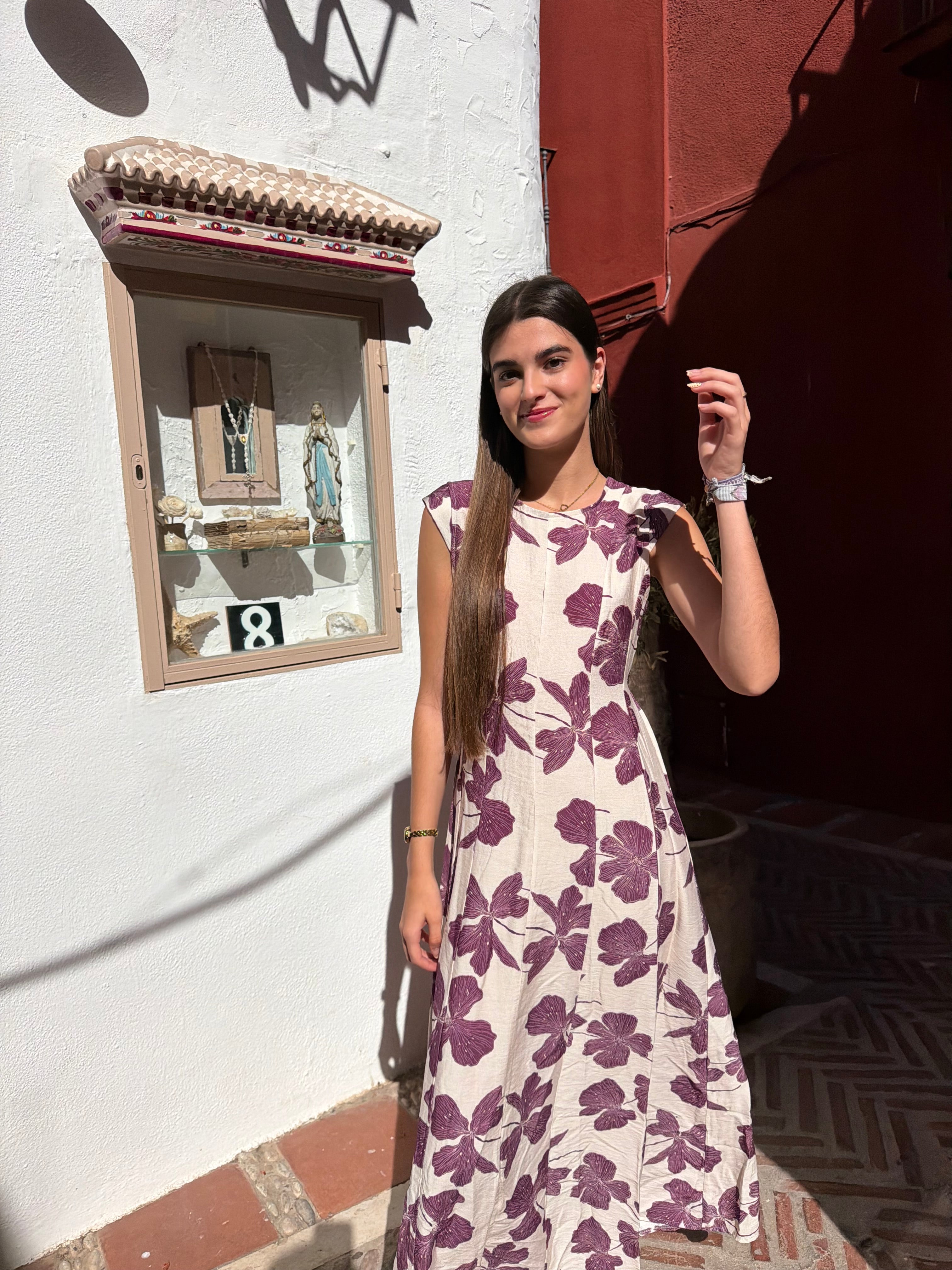VESTIDO FLORES BLANCO