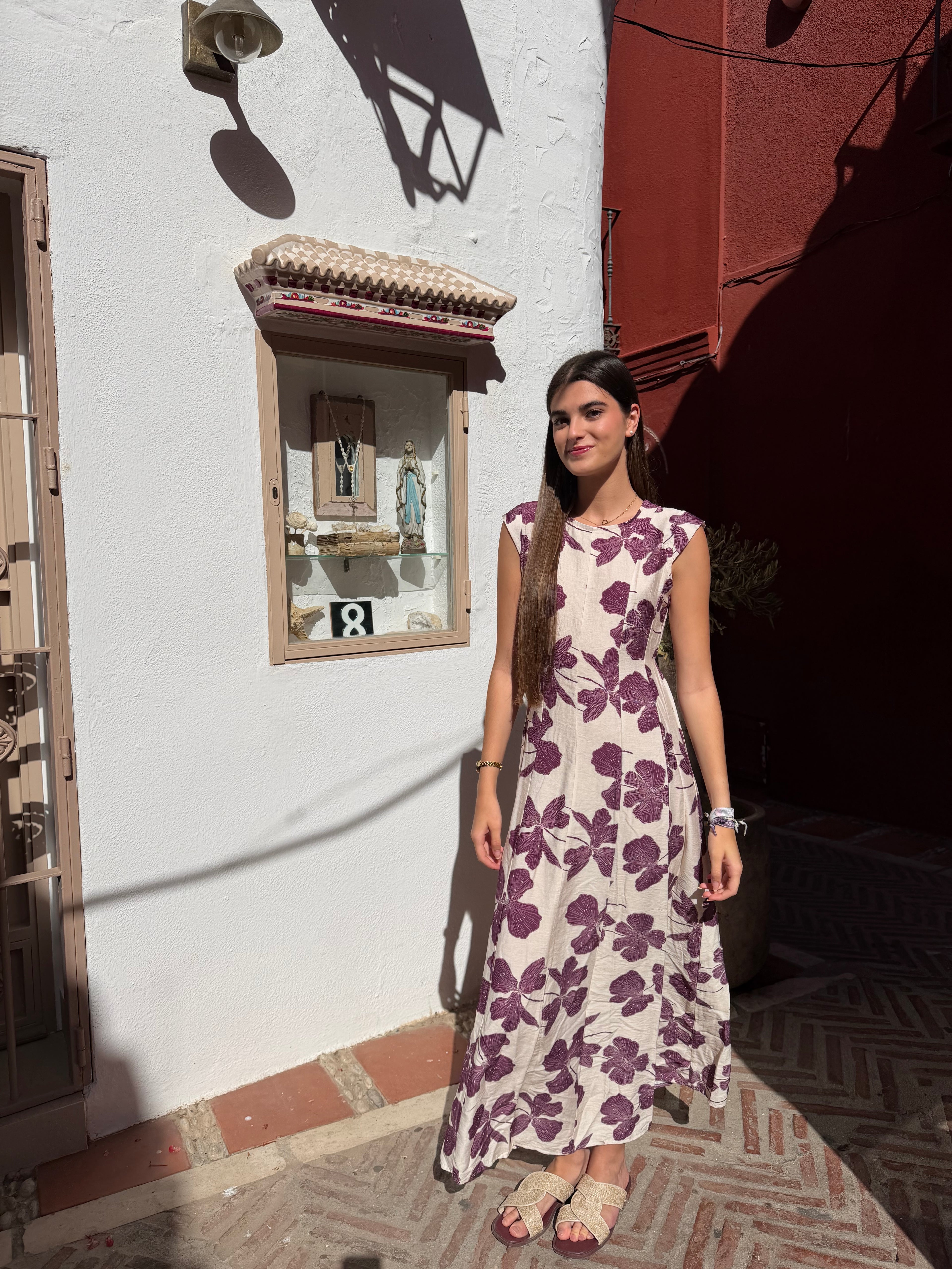 VESTIDO FLORES BLANCO