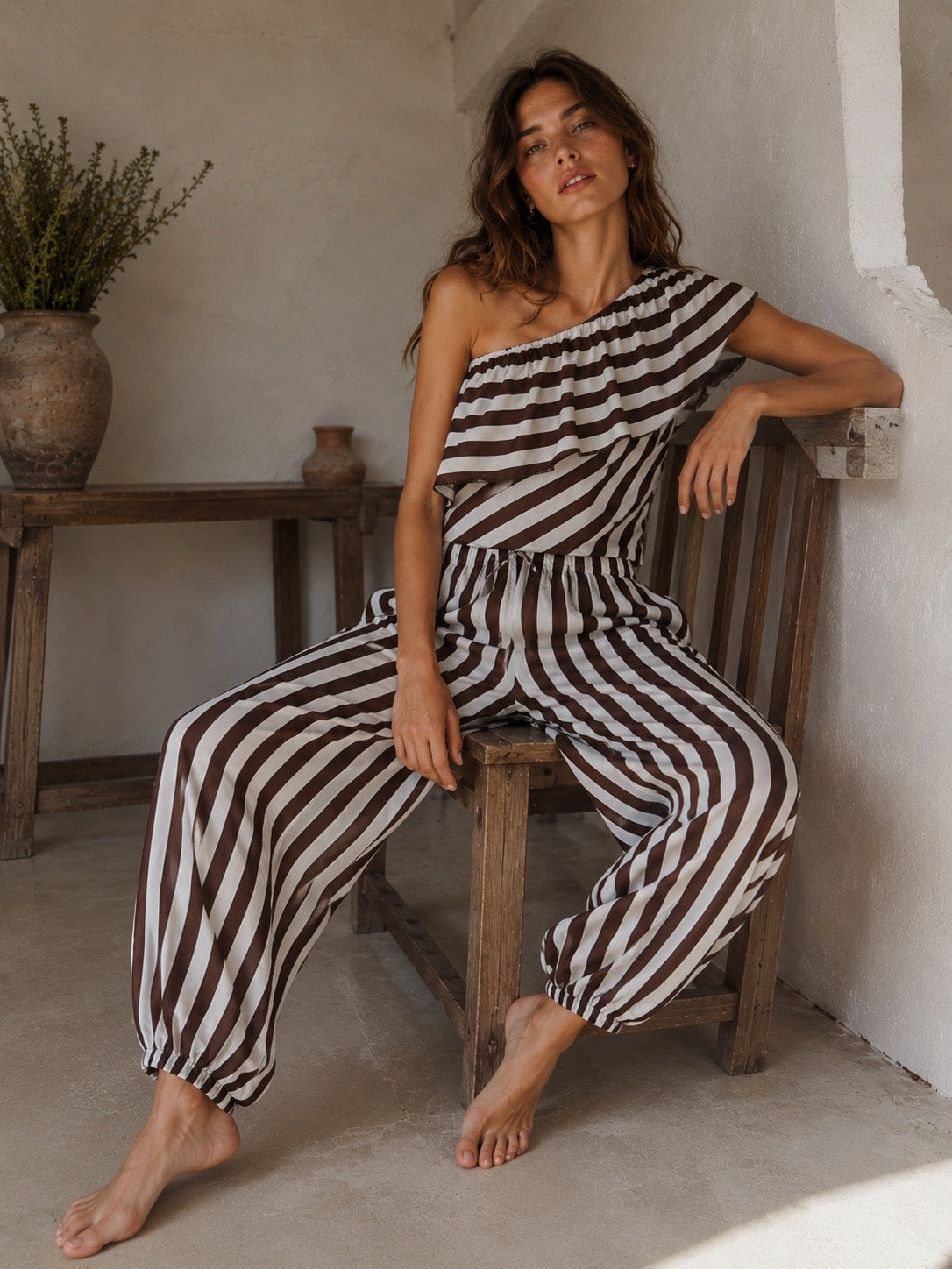 CONJUNTO ALMERIA MARRÓN