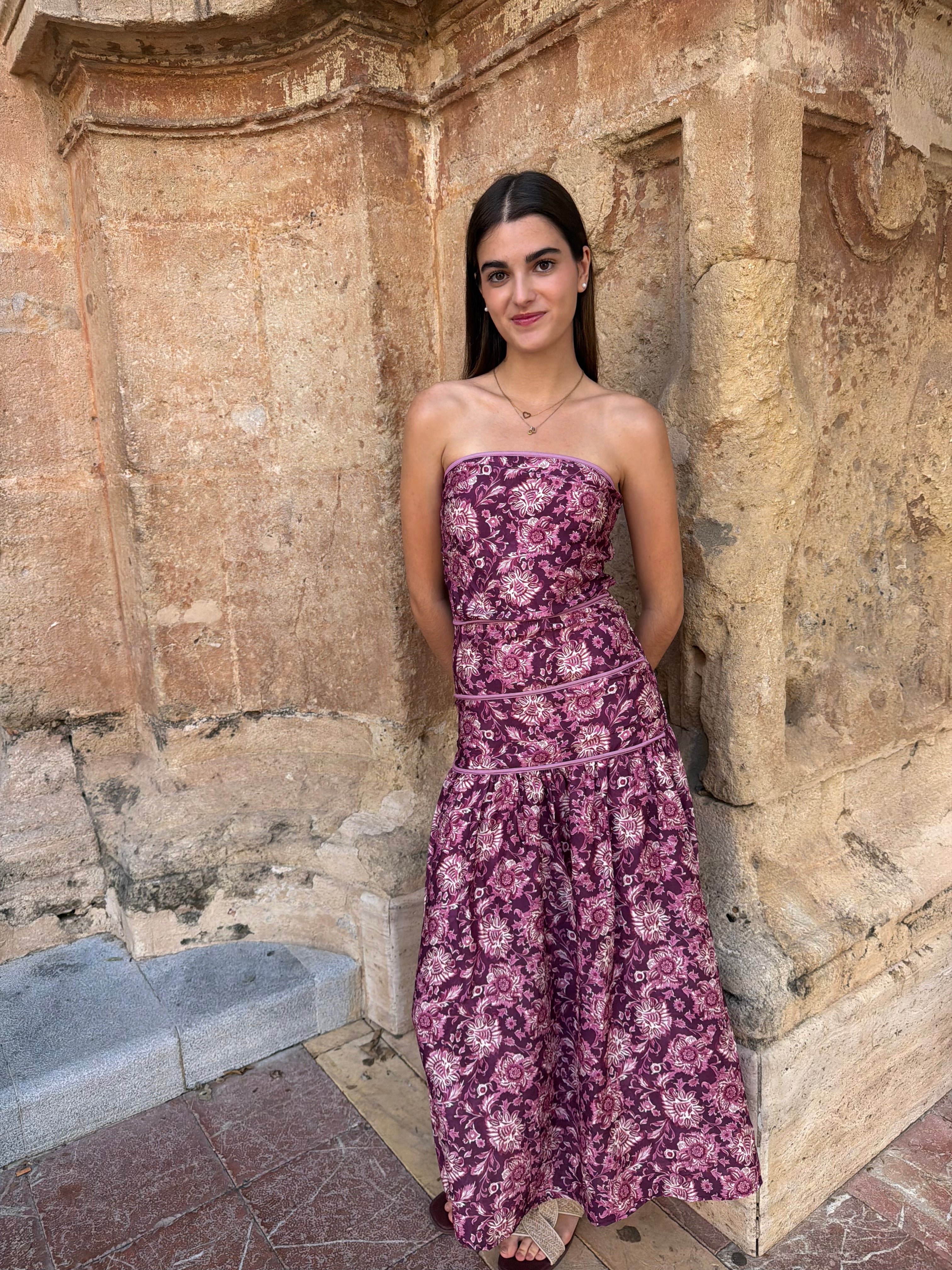 VESTIDO BANDO MORADO