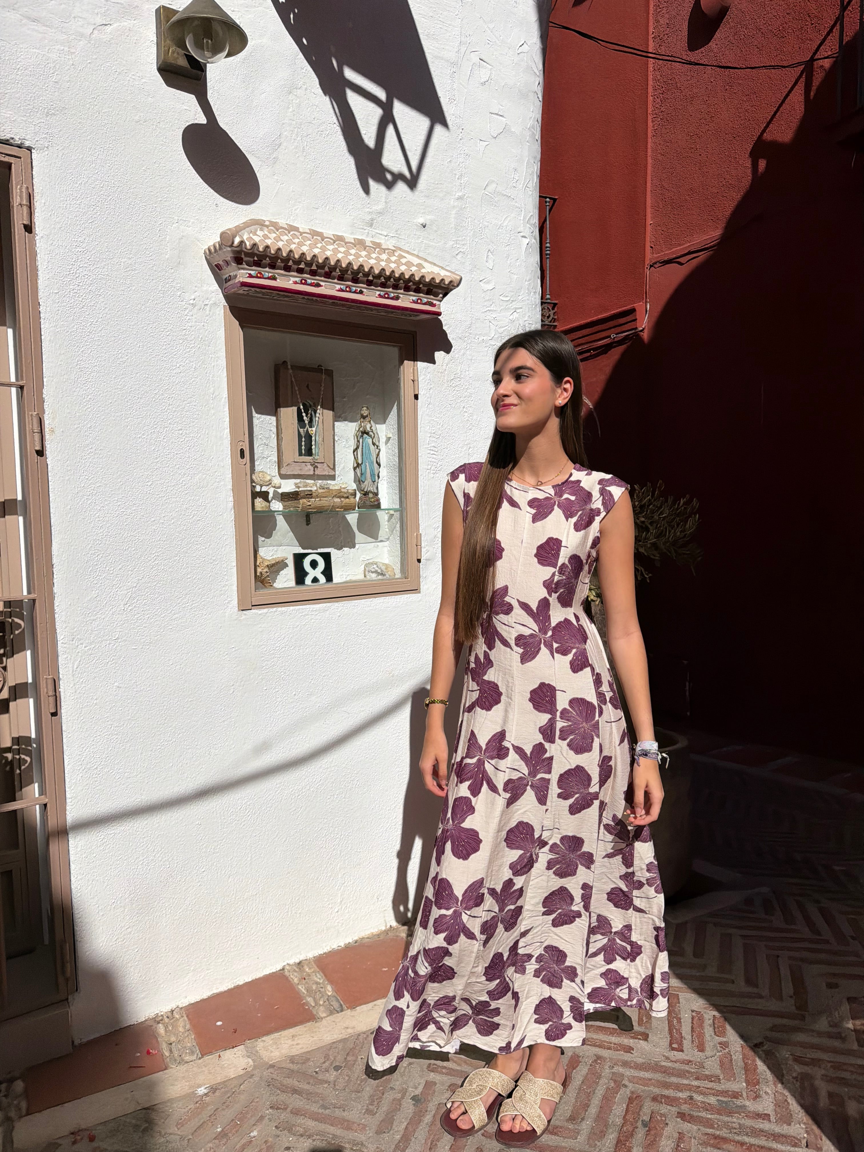 VESTIDO FLORES BLANCO