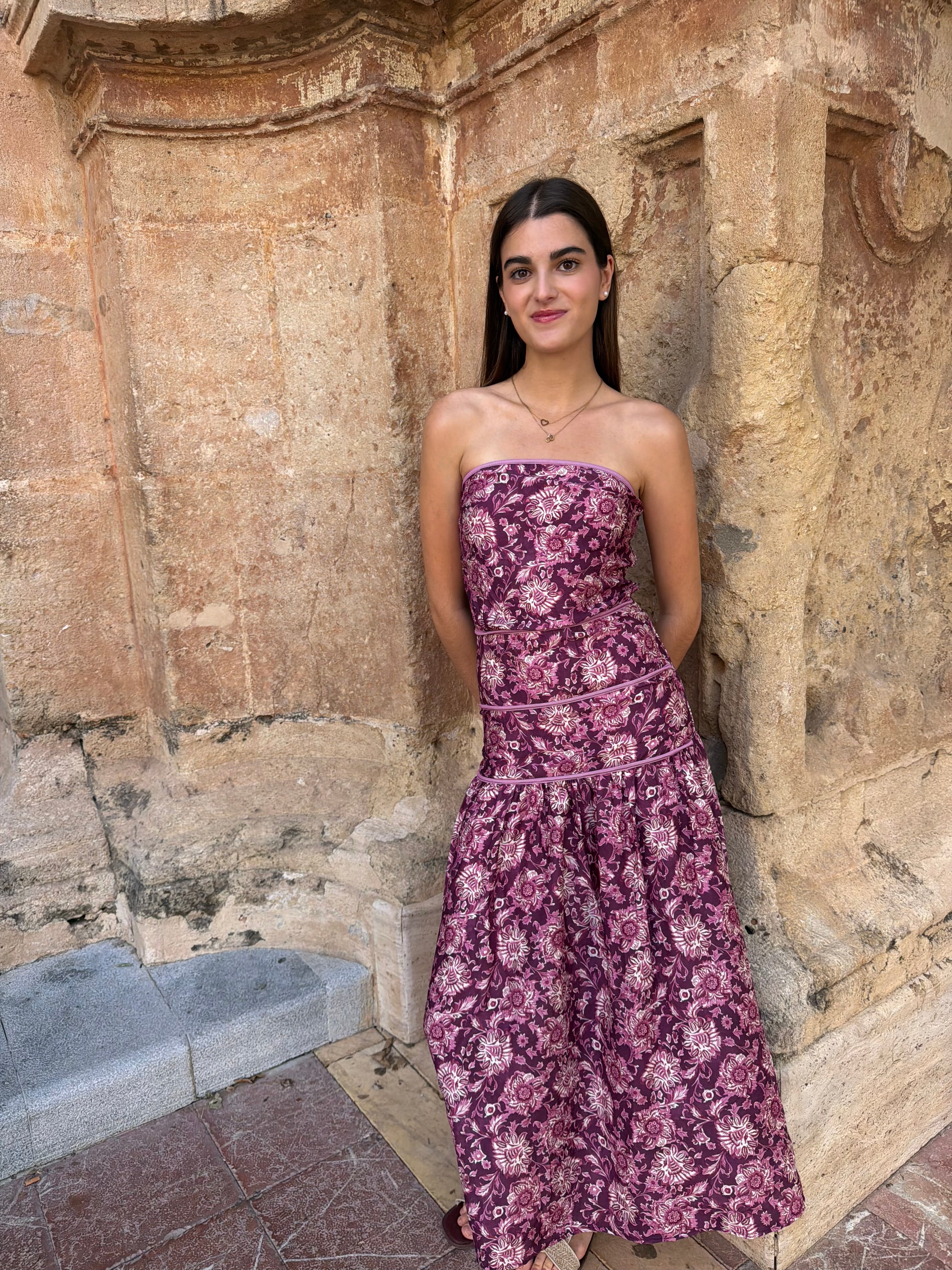 VESTIDO BANDO MORADO