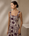 VESTIDO FLORENCIA BEREJENA