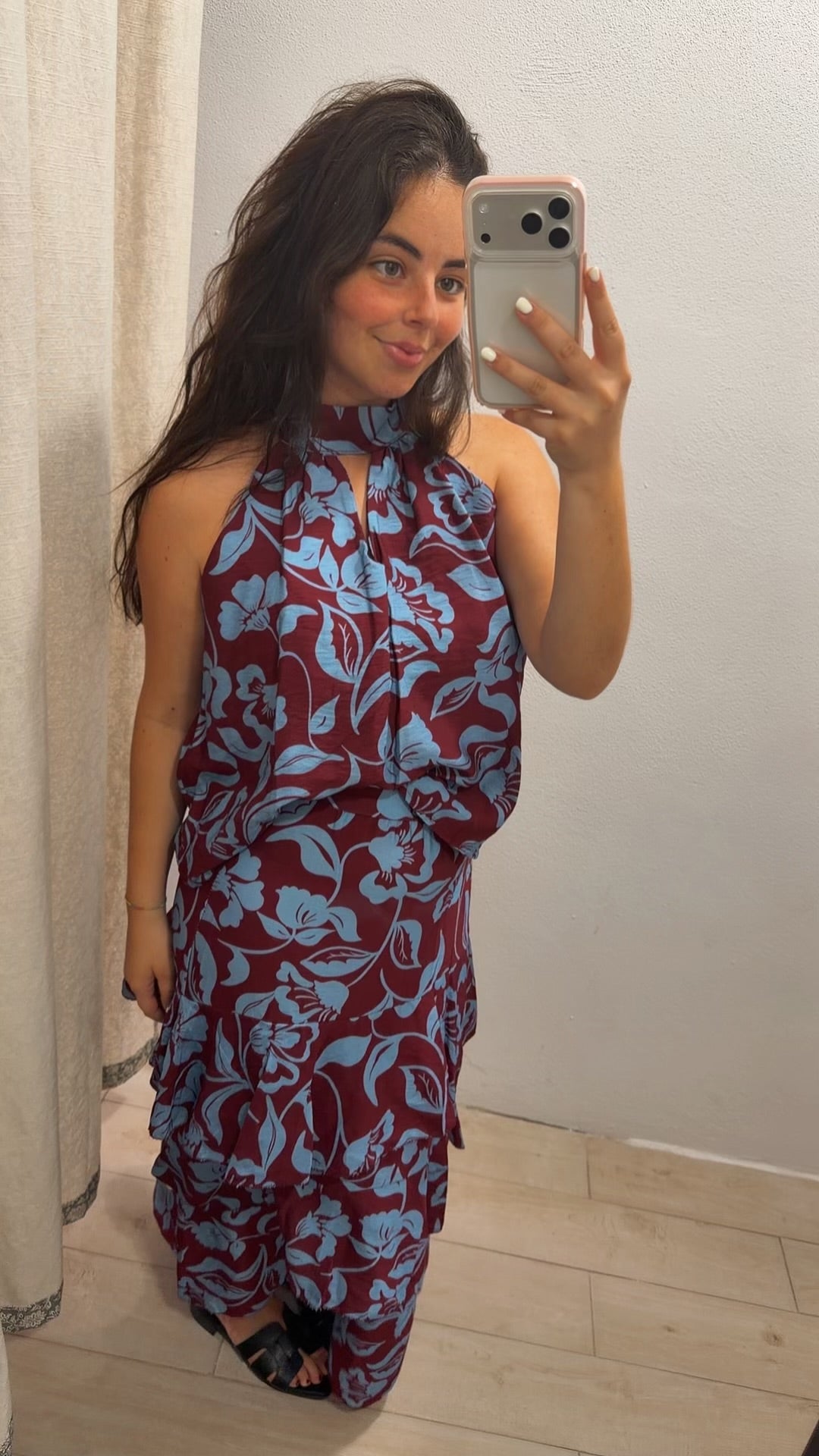 CONJUNTO VENECIA ROJO Y AZUL