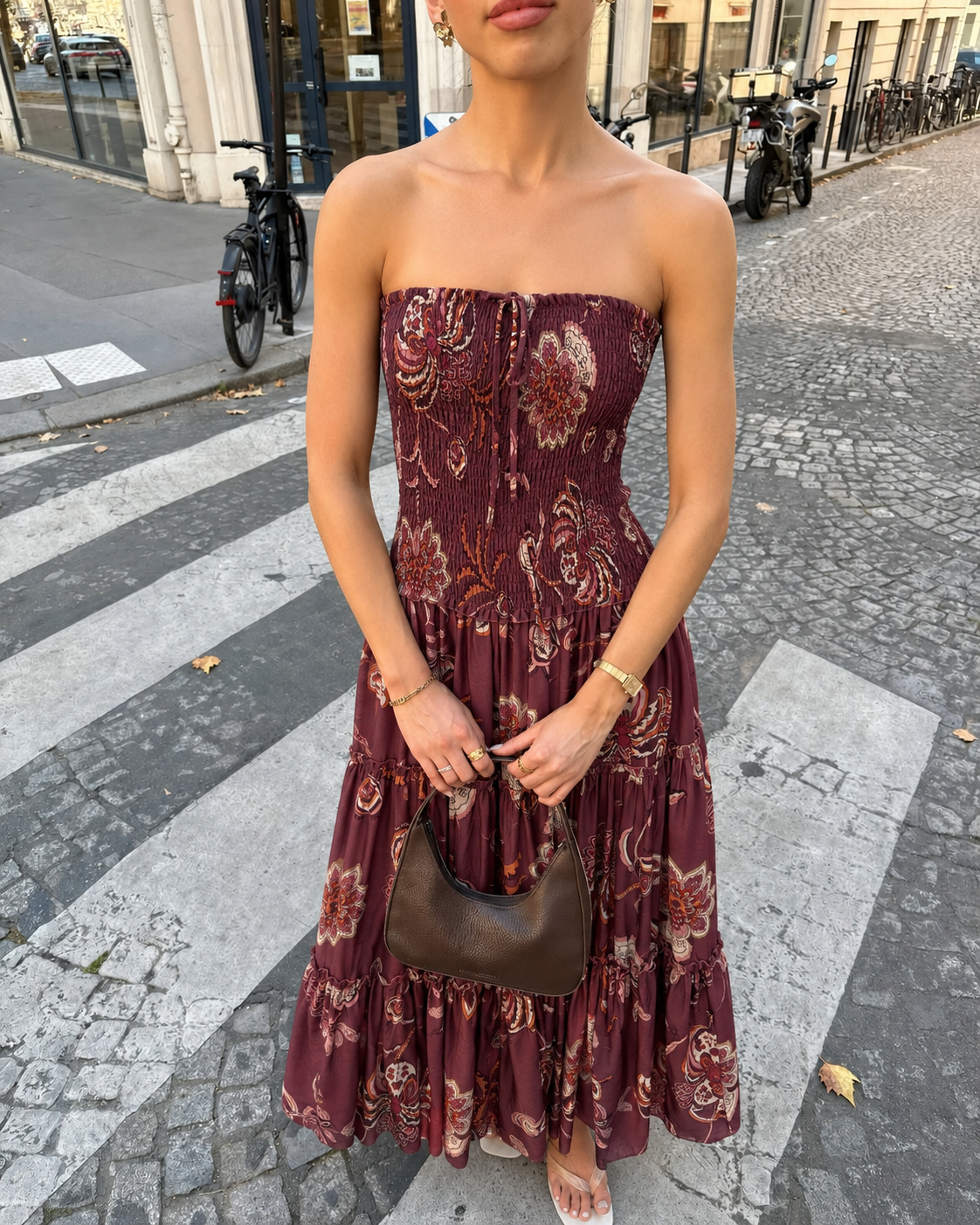 VESTIDO GALICIA BERENJENA