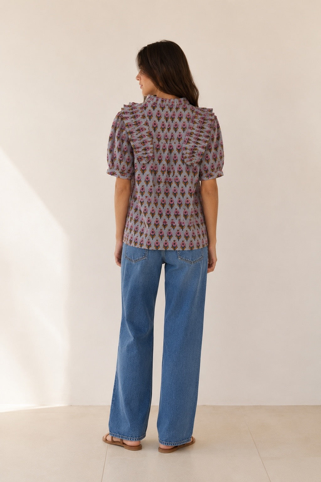 BLUSA RINCÓN FLORES ROSA