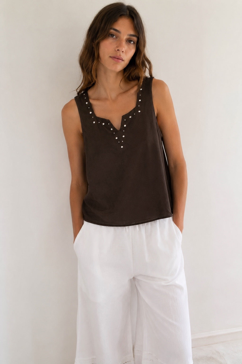 BLUSA RENNE MARRÓN