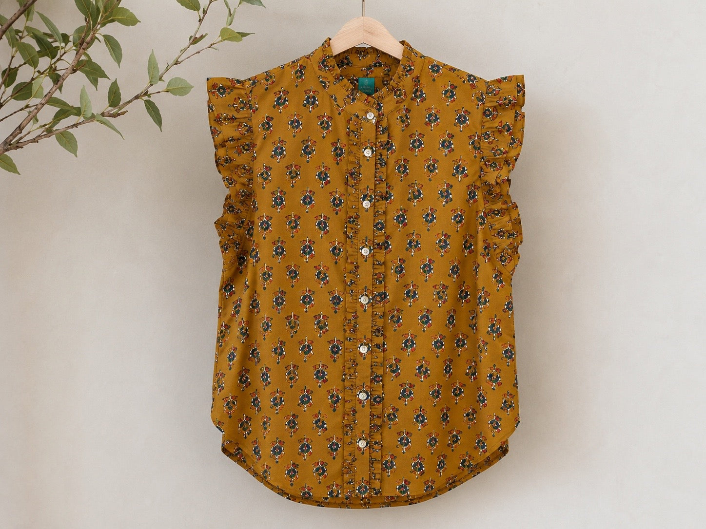 BLUSA MOSTAZA