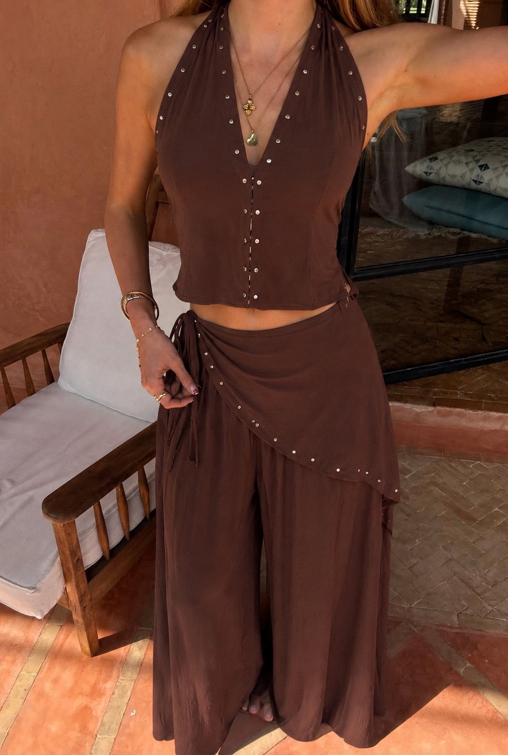 CONJUNTO MARTA MARRÓN