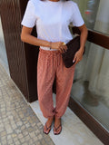 PANTALÓN GLOBO NARANJA