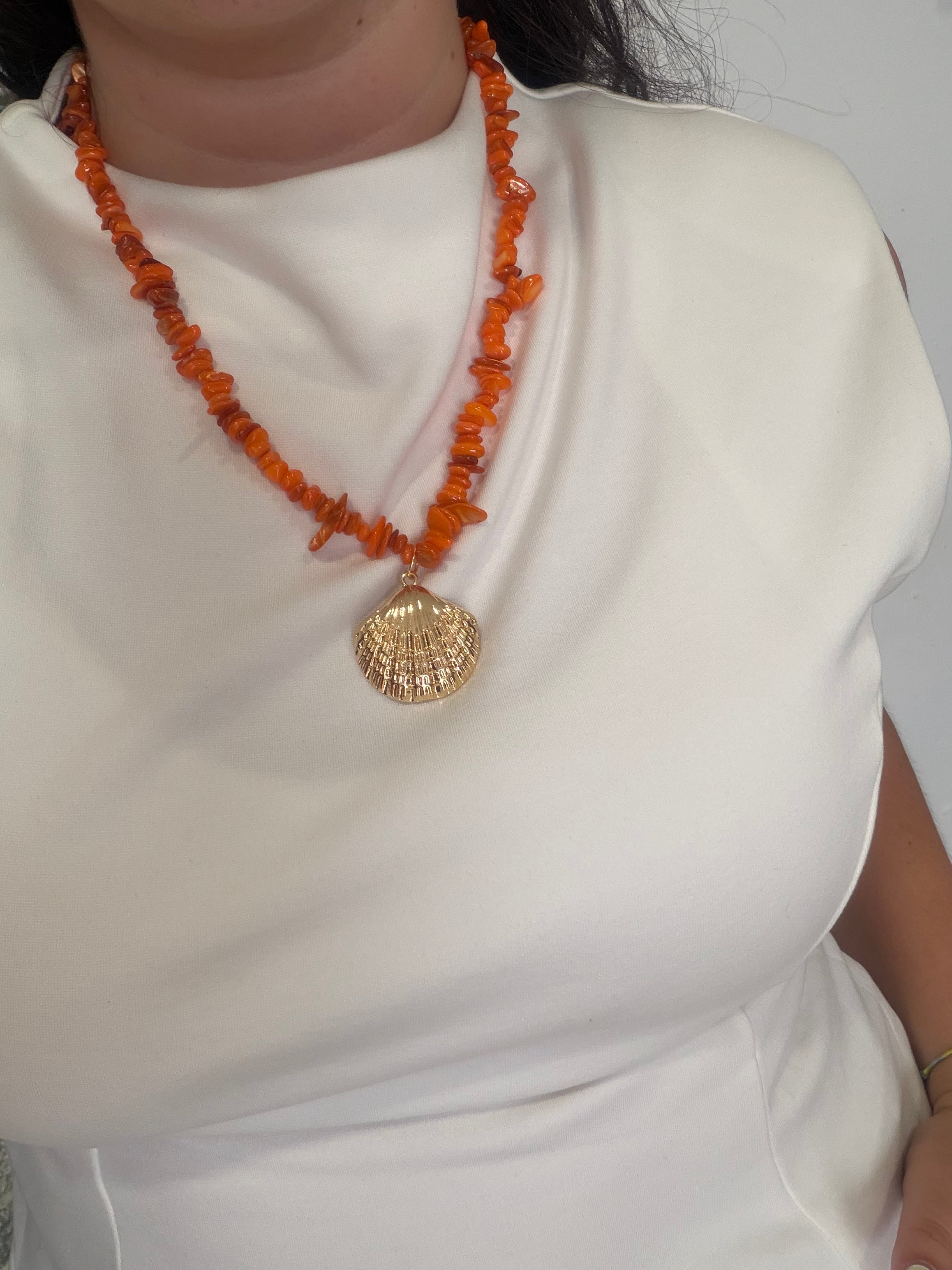 COLGANTE CONCHA NARANJA