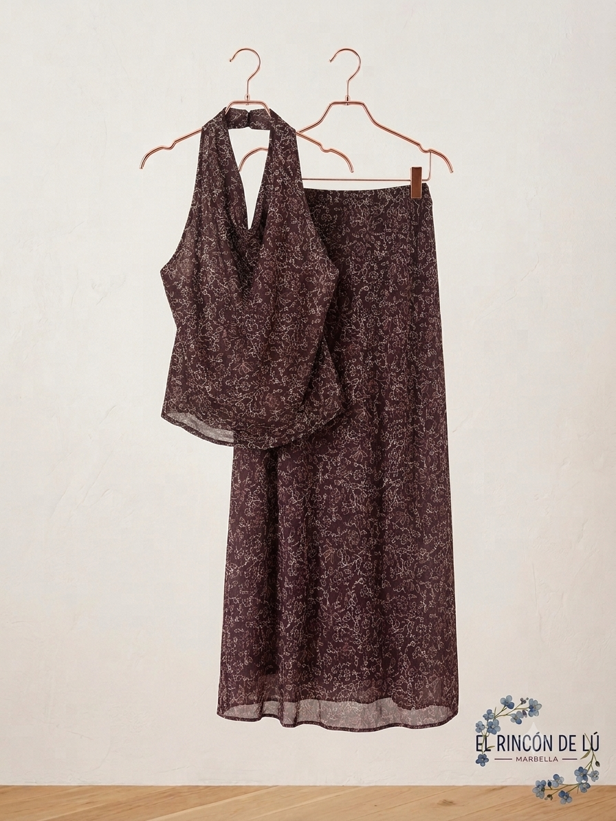 CONJUNTO VALENCIA MARRÓN