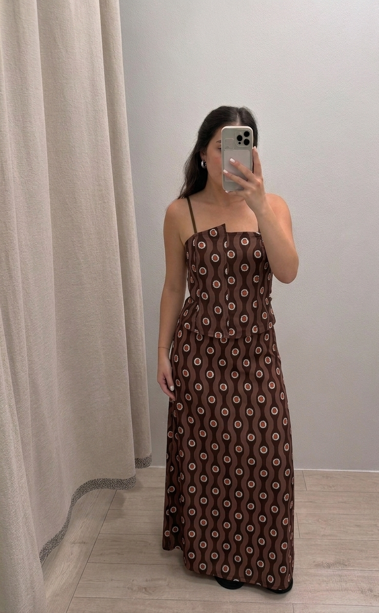 CONJUNTO GLORIA MARRÓN